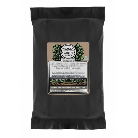 Fertazin UpCycle CocoMax - 100% Renewable Grow Media | Microbially Enriched Coco Coir with Biochar, Worm Castings & Mycorrhizal Fungi