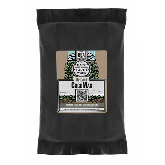 Fertazin UpCycle CocoMax - 100% Renewable Grow Media | Microbially Enriched Coco Coir with Biochar, Worm Castings & Mycorrhizal Fungi